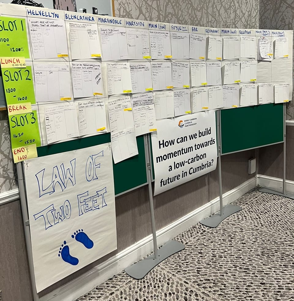 Relational infrastructure in action: the Zero Carbon Cumbria Partnership